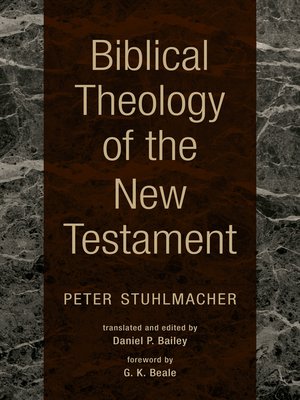 cover image of Biblical Theology of the New Testament
